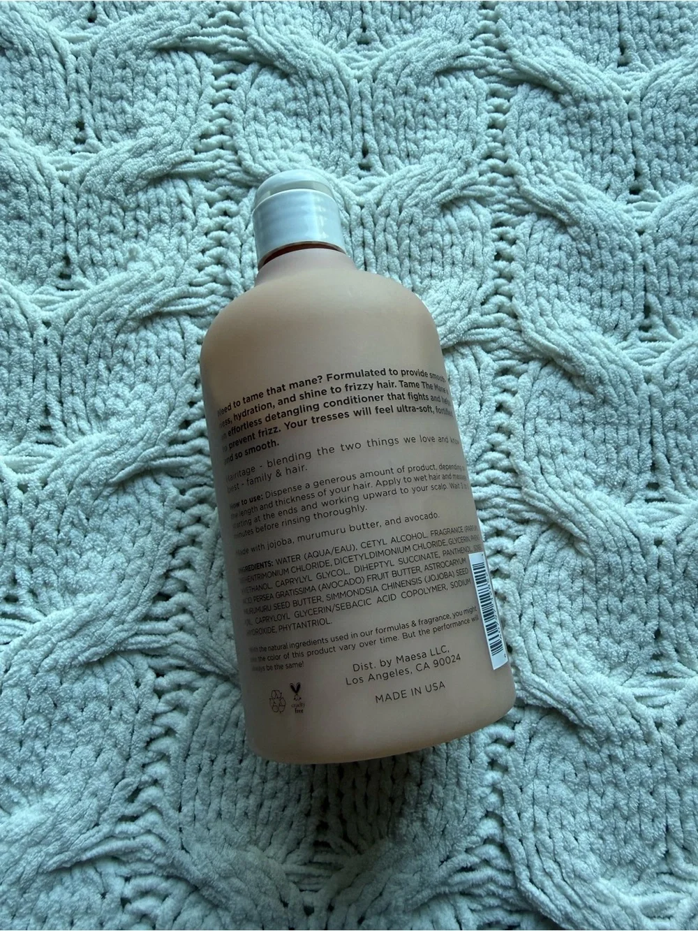 Hairitage Tame The Mane Smoothing Conditioner - NEW